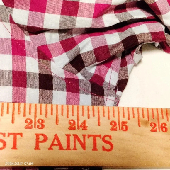 Bonobos Men's Sz XXL Slim fit Shirt Button Up Long Sleeves Dark pink maroon - Picture 6 of 9